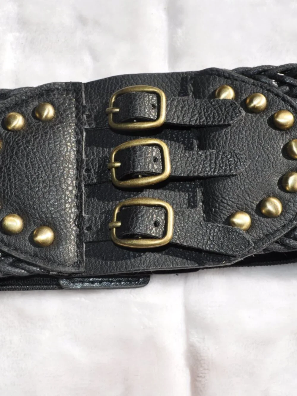 Women's Belt retro vintage Stretchy Cinch Belt 3 Inch Wide High Waist Horseshoe